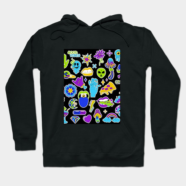 FREAKY FRIDAY FUNNY GOOD VIBES DESIGN Hoodie by SERENDIPITEE